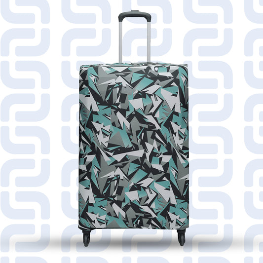 Emerald Mess Luggage Cover