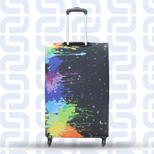 Rainbow Splash Luggage Cover