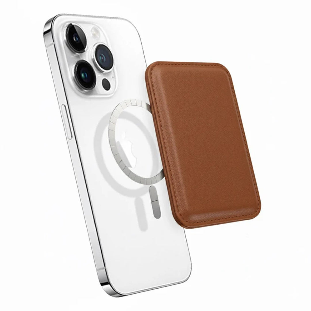 The secure magsafe leather wallet
