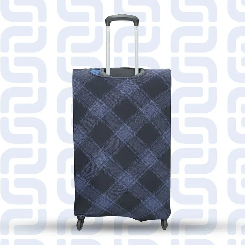 Checked Blocks Luggage Cover - Ristoss