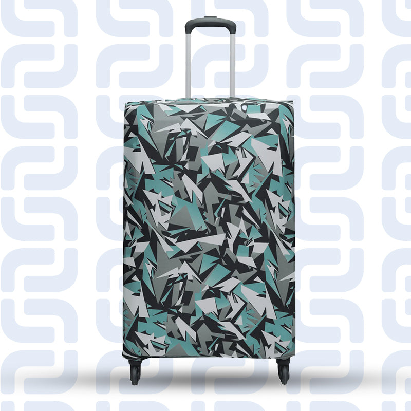 Emerald Mess Luggage Cover