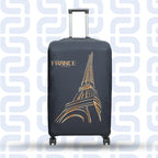 Paris Voyage Luggage Cover