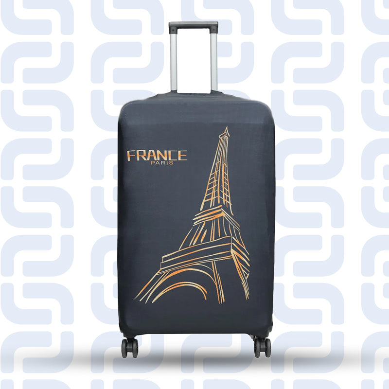 Paris Voyage Luggage Cover